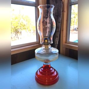 Antique oil lamp